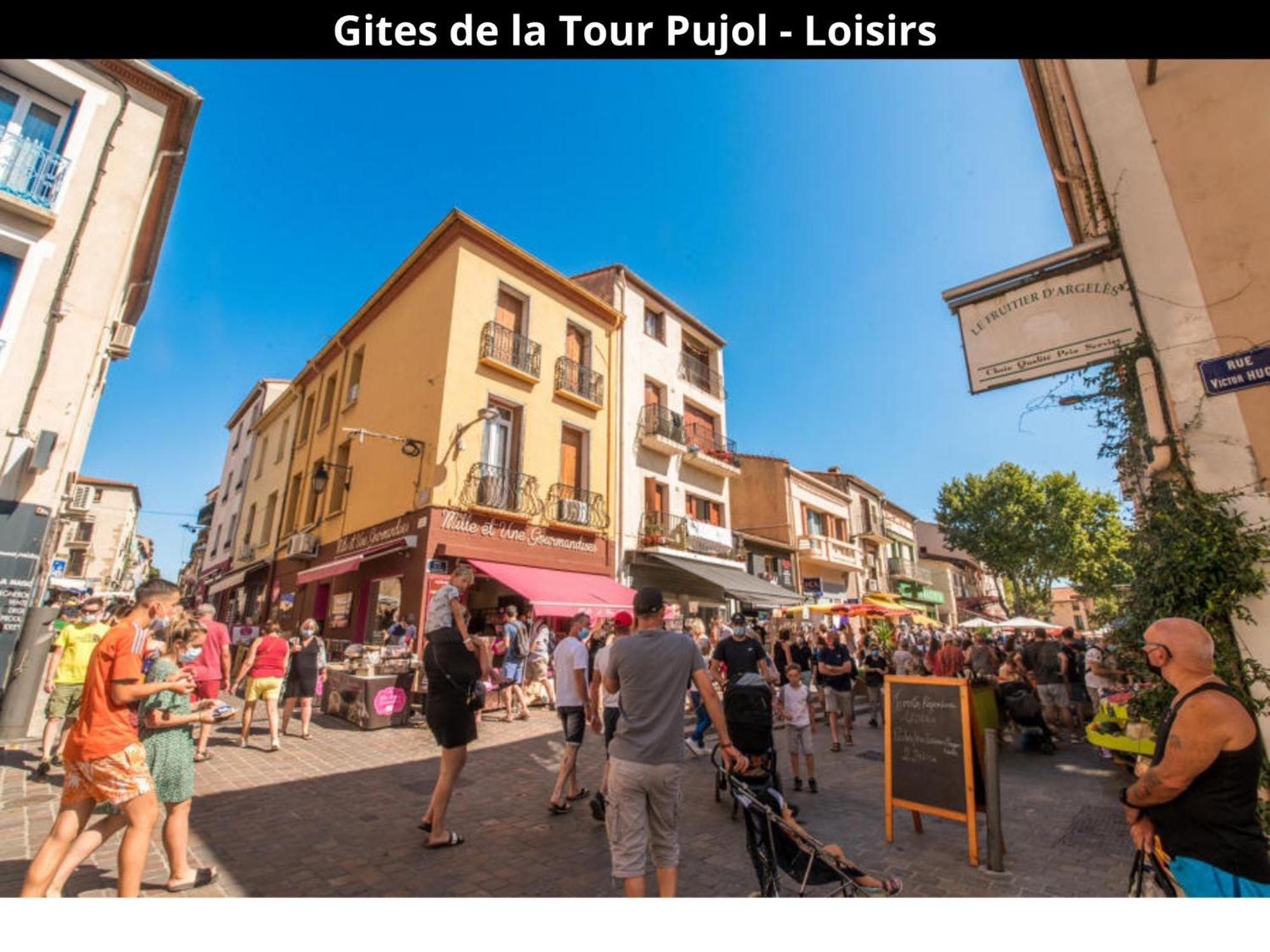 Les Gites De La Tour Pujol Argeles-sur-Mer Bagian luar foto