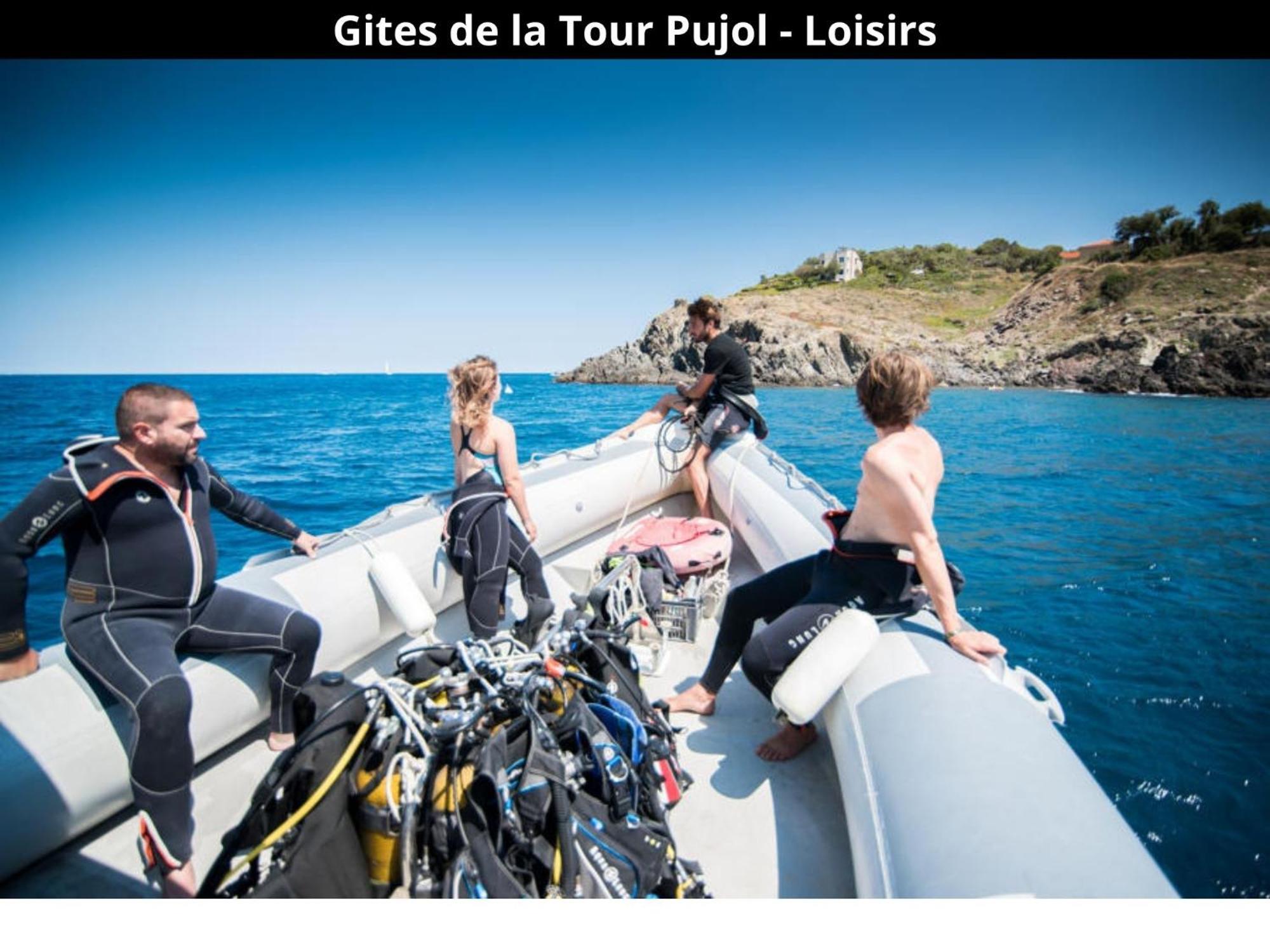 Les Gites De La Tour Pujol Argeles-sur-Mer Bagian luar foto