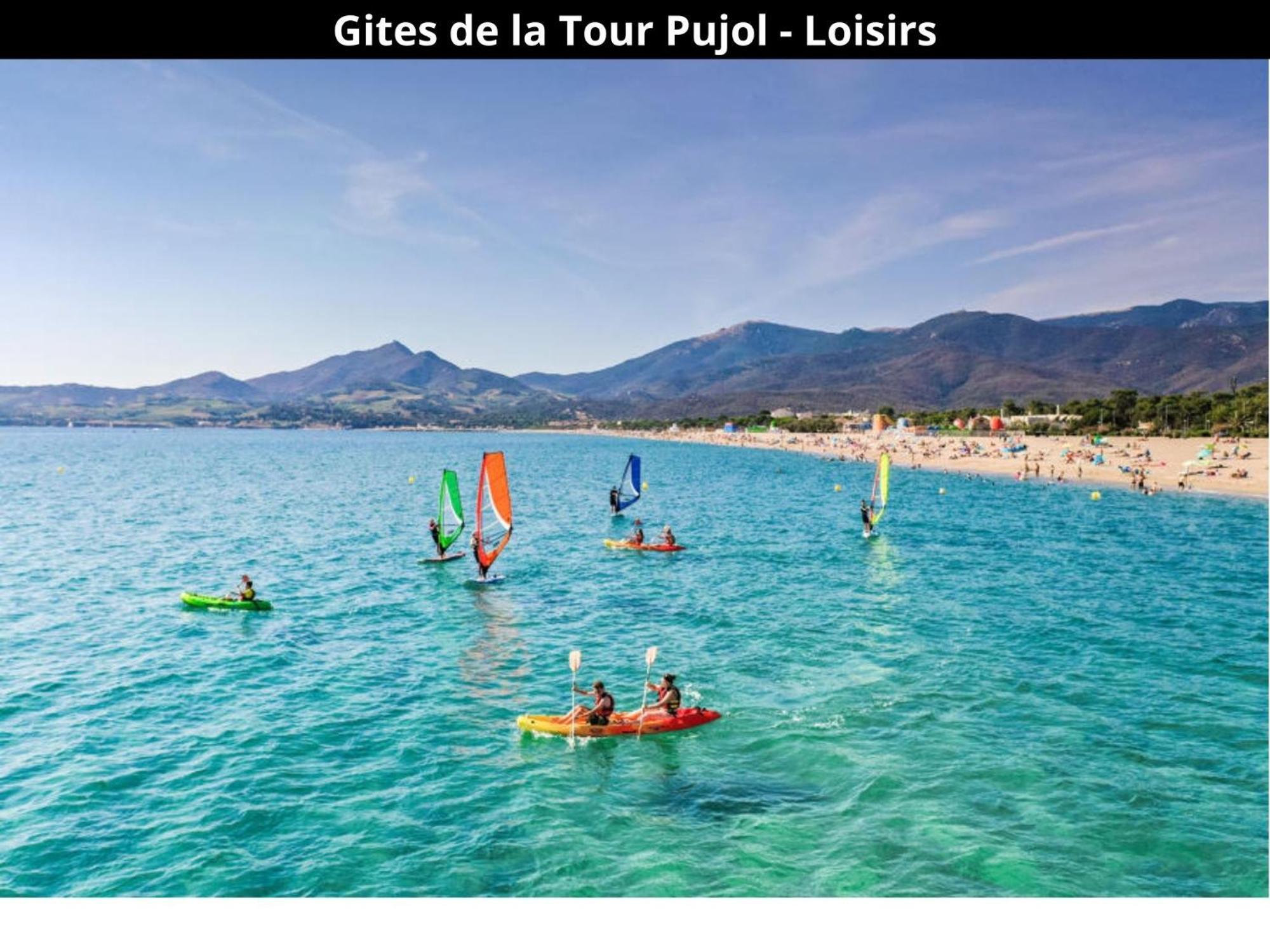 Les Gites De La Tour Pujol Argeles-sur-Mer Bagian luar foto