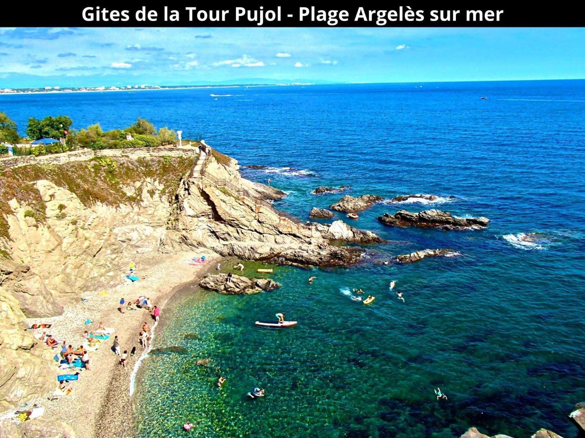 Les Gites De La Tour Pujol Argeles-sur-Mer Bagian luar foto